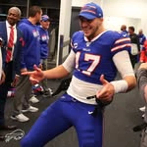 Josh Allen from Buffalo Bills quarterback, an AI character on folk