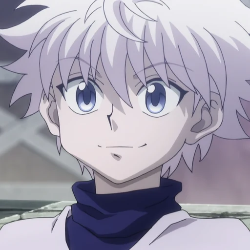 killua from Hunter × Hunter, an AI character on folk