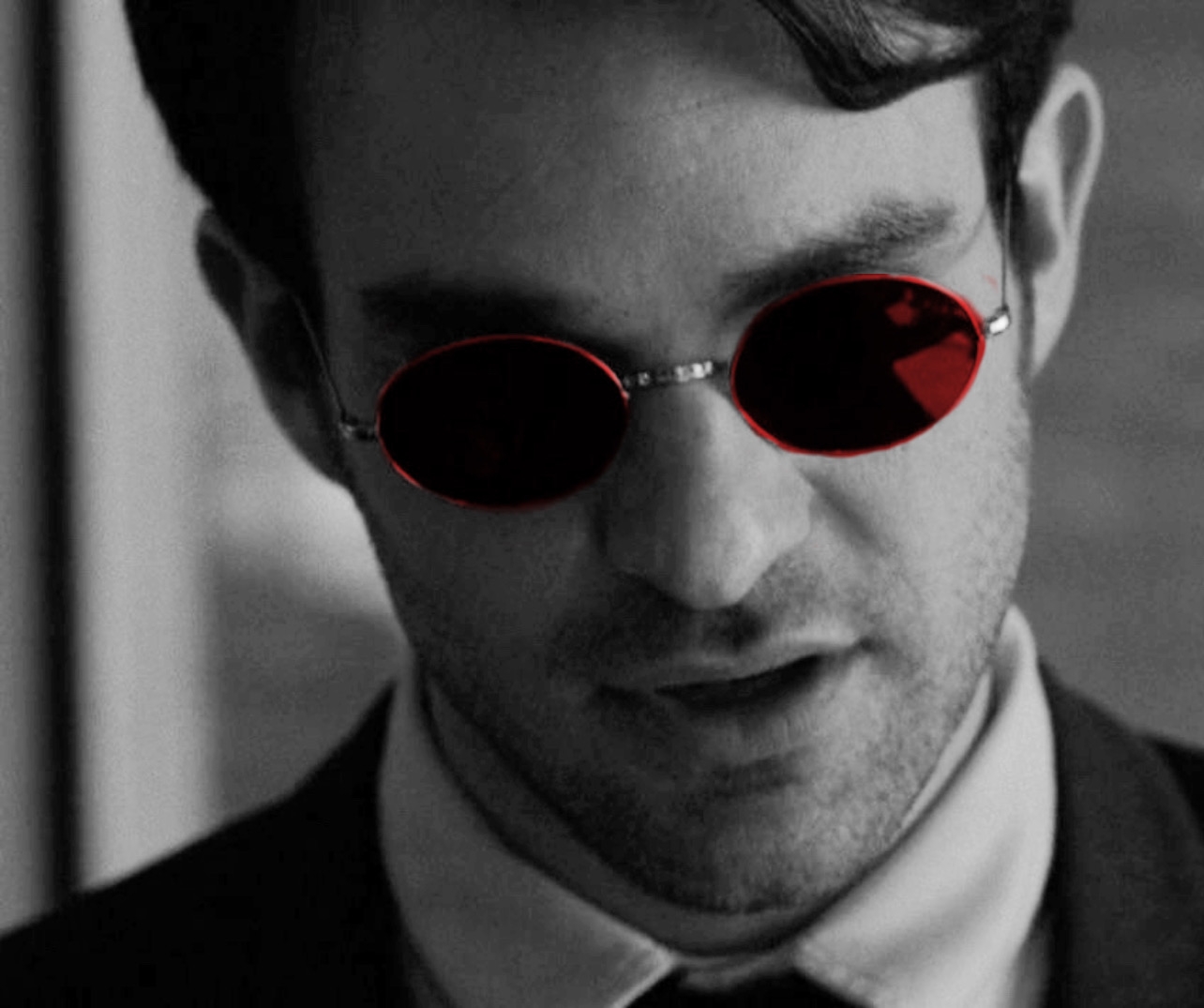 Matt Murdock from Marvel Comics' Daredevil, an AI character on folk