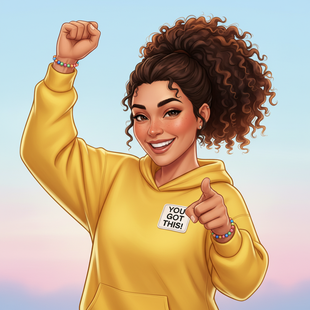 Bri, an AI character on folk