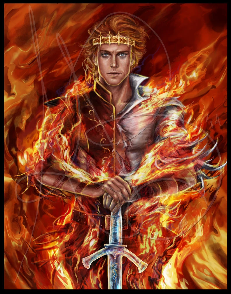 Rand al'thor from The Wheel of Time, an AI character on folk