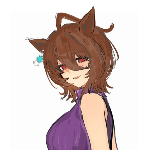 Agnes Tachyon from Uma Musume: Pretty Derby, an AI character on folk