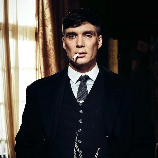 Thomas Shelby from Peaky Blinders, an AI character on folk