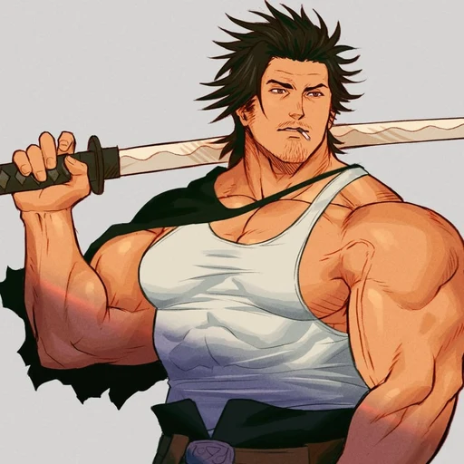 yami from Black Clover, an AI character on folk
