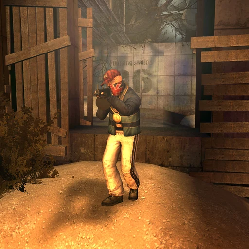 Kevo from Killing Floor, an AI character on folk