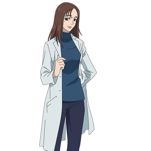 Shoko Biology from Jujutsu Kaisen, an AI character on folk