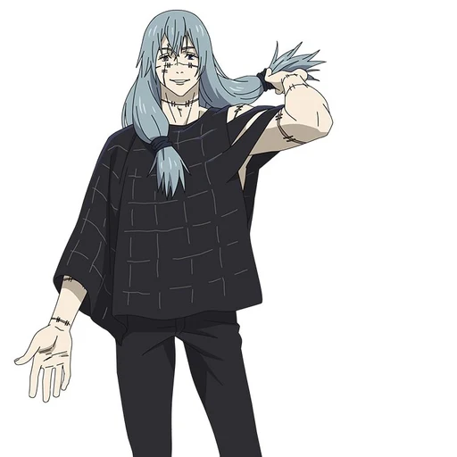 Mahito Metaphysics from Jujutsu Kaisen, an AI character on folk