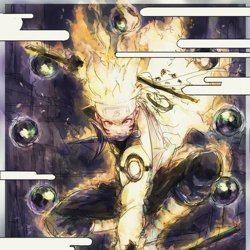 naruto from Naruto, an AI character on folk