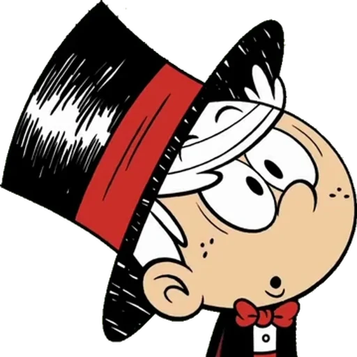 Lincoln loud from The Loud House, an AI character on folk