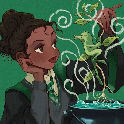 Tiana from Disney from The Princess and the Frog, an AI character on folk