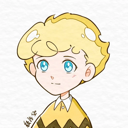 Charlie Brown from Peanuts, an AI character on folk