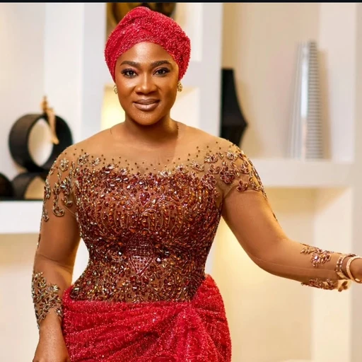 Mercy Johnson from Nigerian actress, film director and producer, an AI character on folk