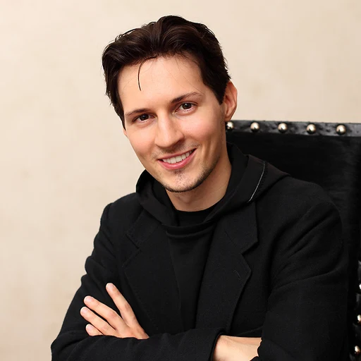 Pavel Durov from Telegram founder and CEO, an AI character on folk