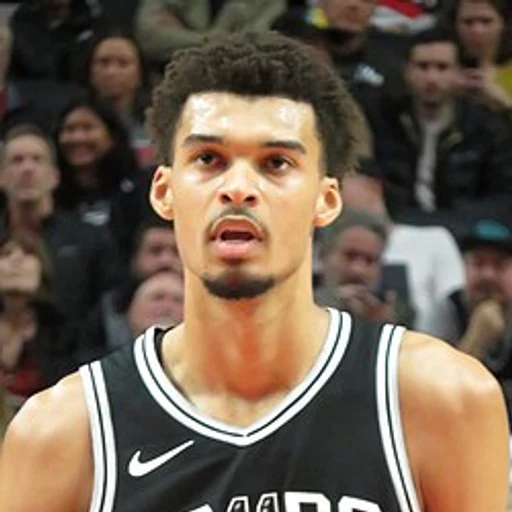 Wembanyama from NBA player, San Antonio Spurs, an AI character on folk