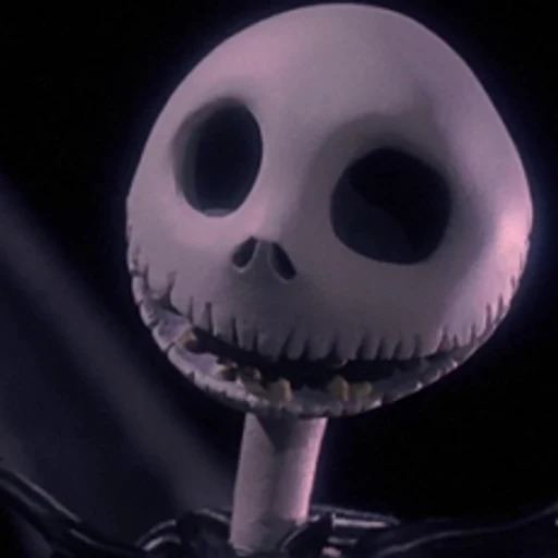 Jack Skellington from The Nightmare Before Christmas, an AI character on folk