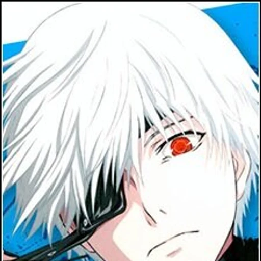Kaneki from Tokyo Ghoul, an AI character on folk