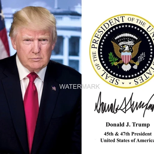 Donald Trump from 45th and 47th President of the United States