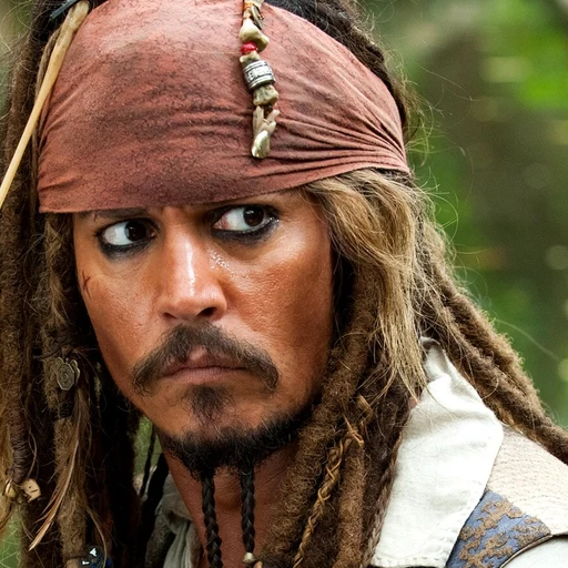 Captain Jack Sparrow from Pirates of the Caribbean