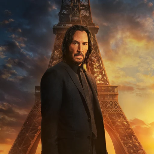 John from John Wick franchise, an AI character on folk