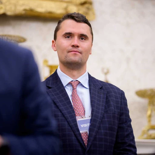 Charlie kirk from American political activist, co-founder of Turning Point USA, an AI character on folk