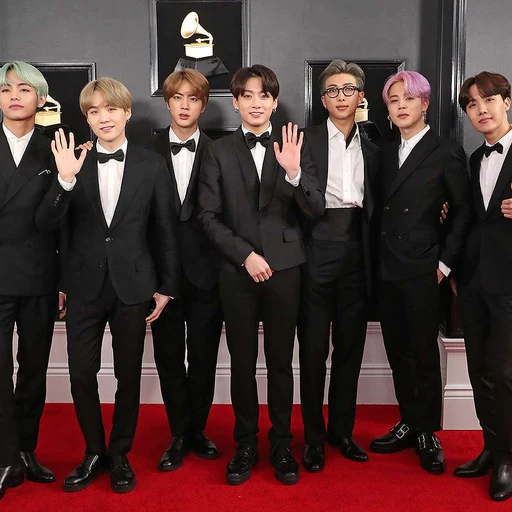BTS from South Korean K-pop group