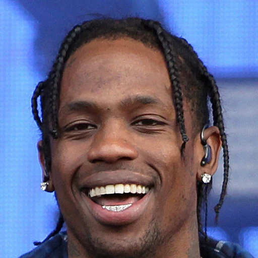 Travis Scott from American rapper, singer, record producer, an AI character on folk