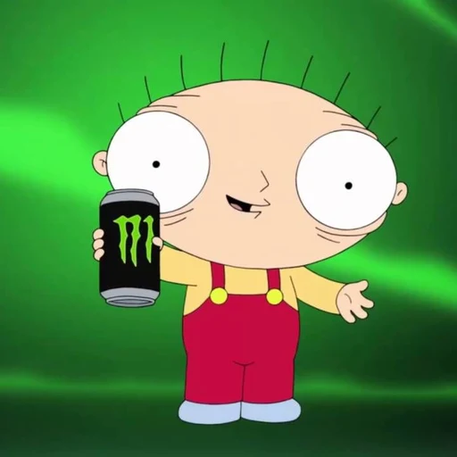 Stewie Griffen from Family Guy, an AI character on folk