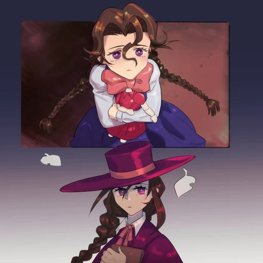 Anita from Darkstalkers, an AI character on folk