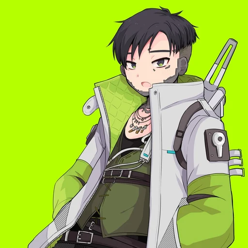 Crypto from Apex Legends, an AI character on folk