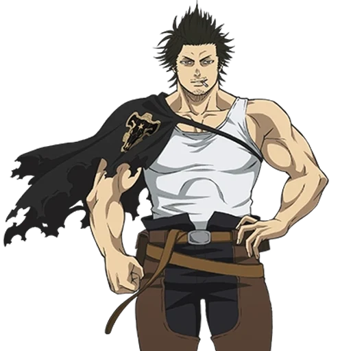 Yami from Black Clover, an AI character on folk