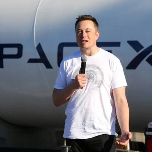 Elon musk from Tesla and SpaceX CEO, an AI character on folk