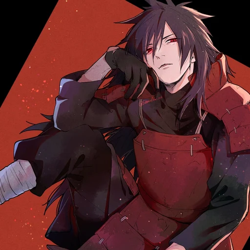Madara Uchiha from Naruto, an AI character on folk