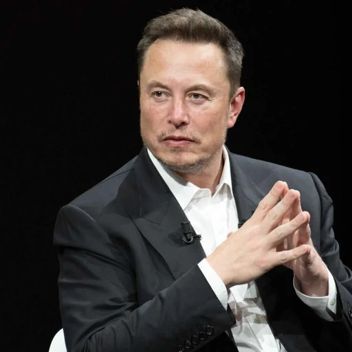 Elon musk from Tesla and SpaceX CEO, an AI character on folk