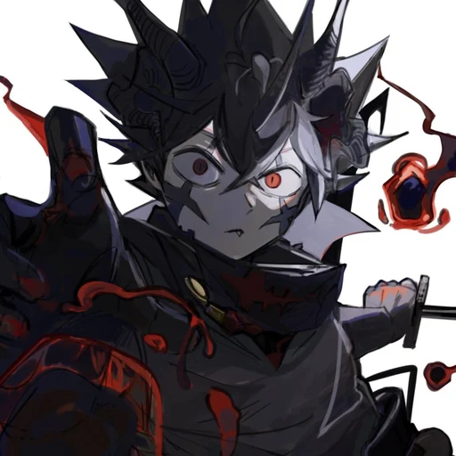 Asta from Black Clover, an AI character on folk