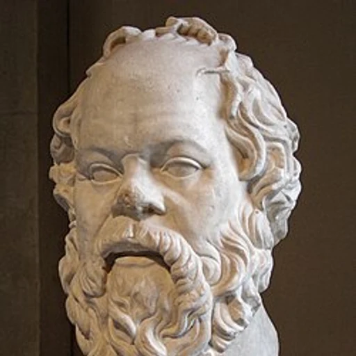 Socrates from Ancient Greek philosopher, an AI character on folk