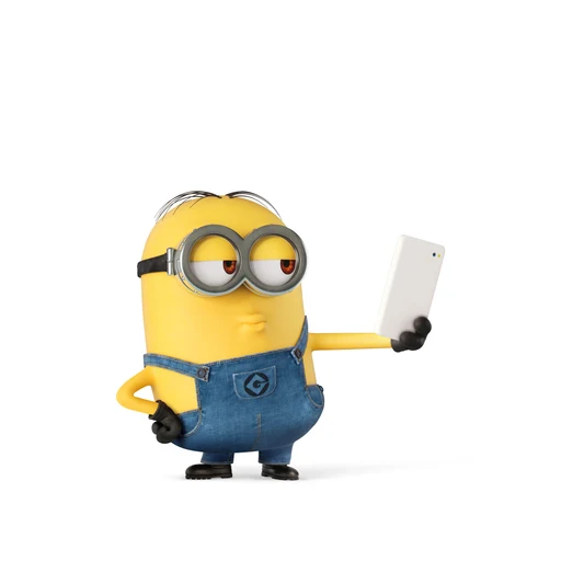 Minions from Despicable Me franchise, an AI character on folk