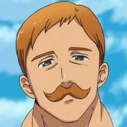 Escanor from The Seven Deadly Sins, an AI character on folk