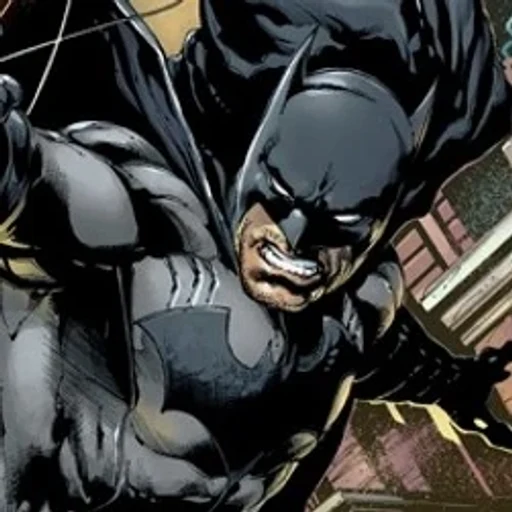 Batman from DC Comics, an AI character on folk