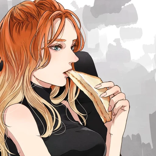 Black widow from Black Widow, Marvel Cinematic Universe and comics, an AI character on folk