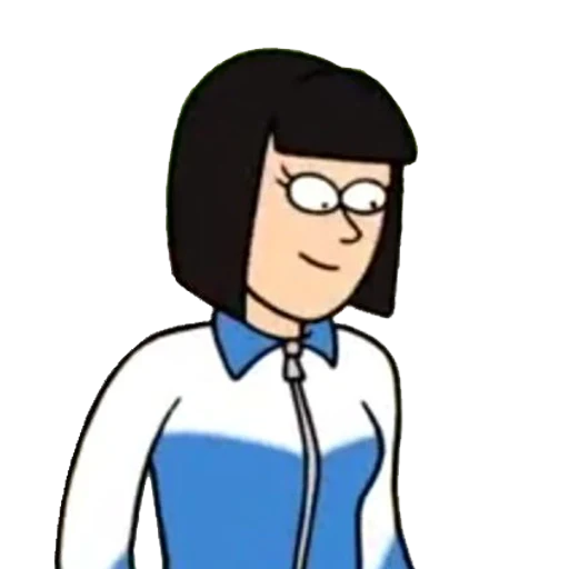 Apple from Regular Show, an AI character on folk