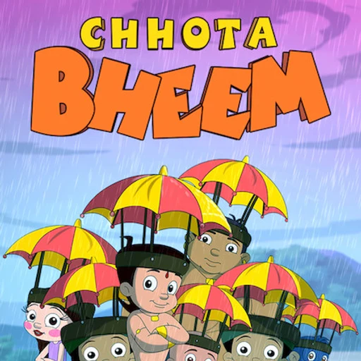 Chhota Bheem from Chhota Bheem animated series, an AI character on folk