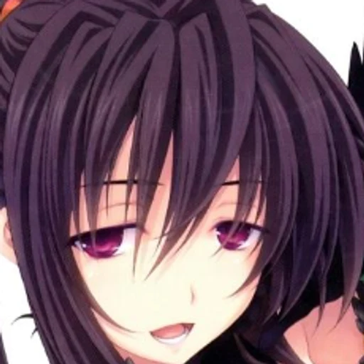 Akeno Himejima from High School DxD, an AI character on folk