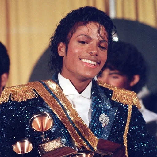 Michael Jackson from King of Pop, singer and performer, an AI character on folk