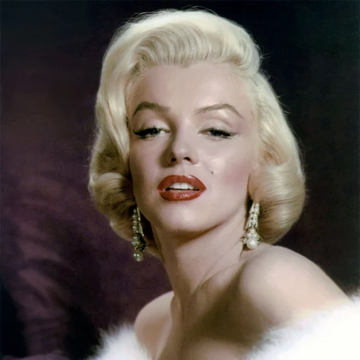 Marilyn Monroe from American actress and cultural icon, an AI character on folk