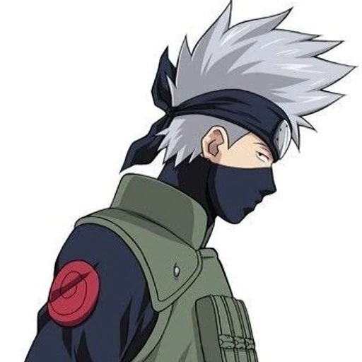 Kakashi Hatake from Naruto, an AI character on folk