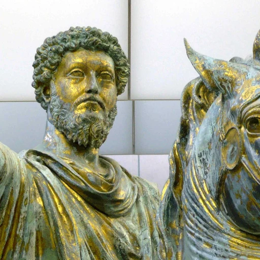 Marcus Aurelius from Roman emperor and Stoic philosopher, an AI character on folk