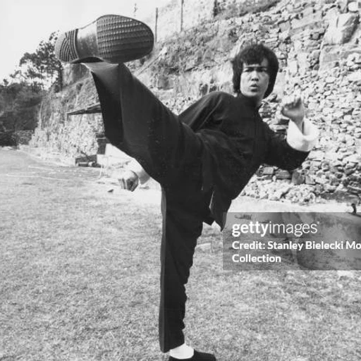 Bruce Lee from martial artist, actor and philosopher, an AI character on folk