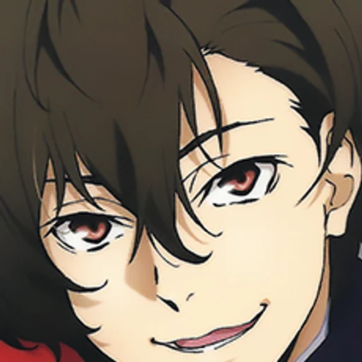 Dazai from Bungo Stray Dogs, an AI character on folk