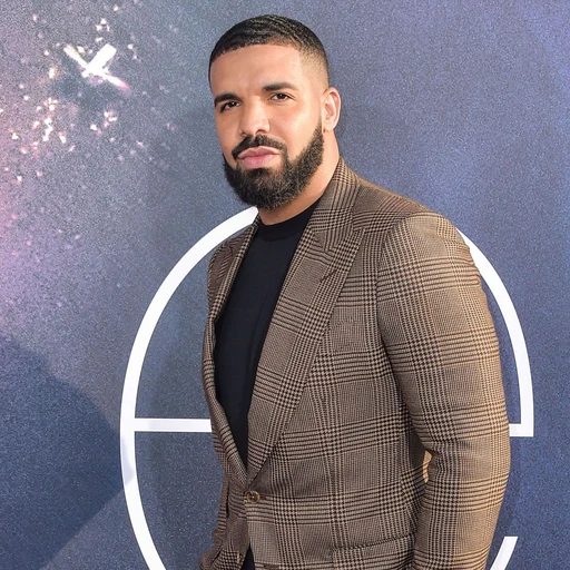 Drake from Aubrey Drake Graham, Canadian rapper and actor, an AI character on folk