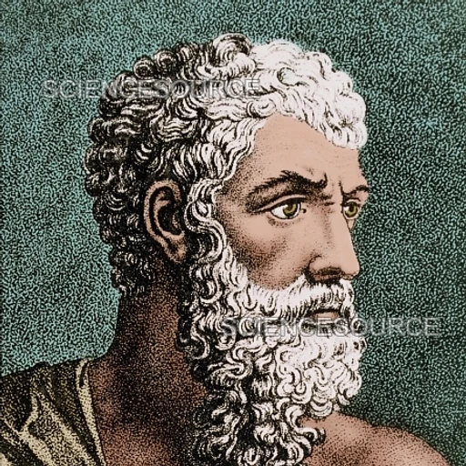 Aristotle from ancient Greek philosopher, an AI character on folk